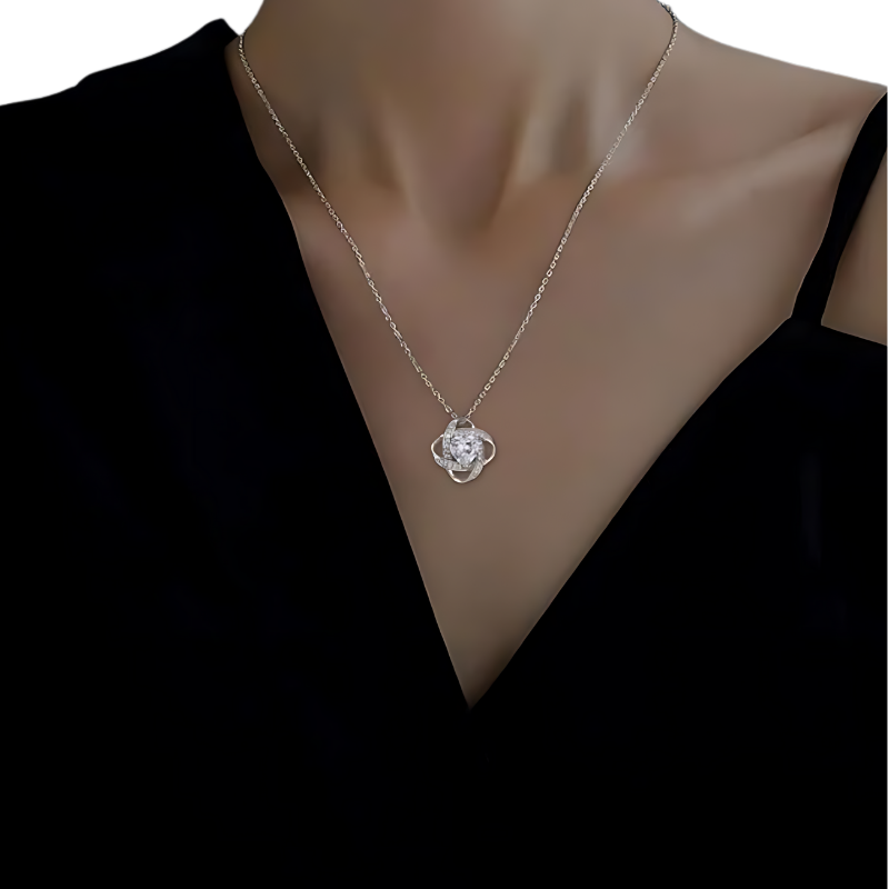 Dedication Knot Necklace for Wife