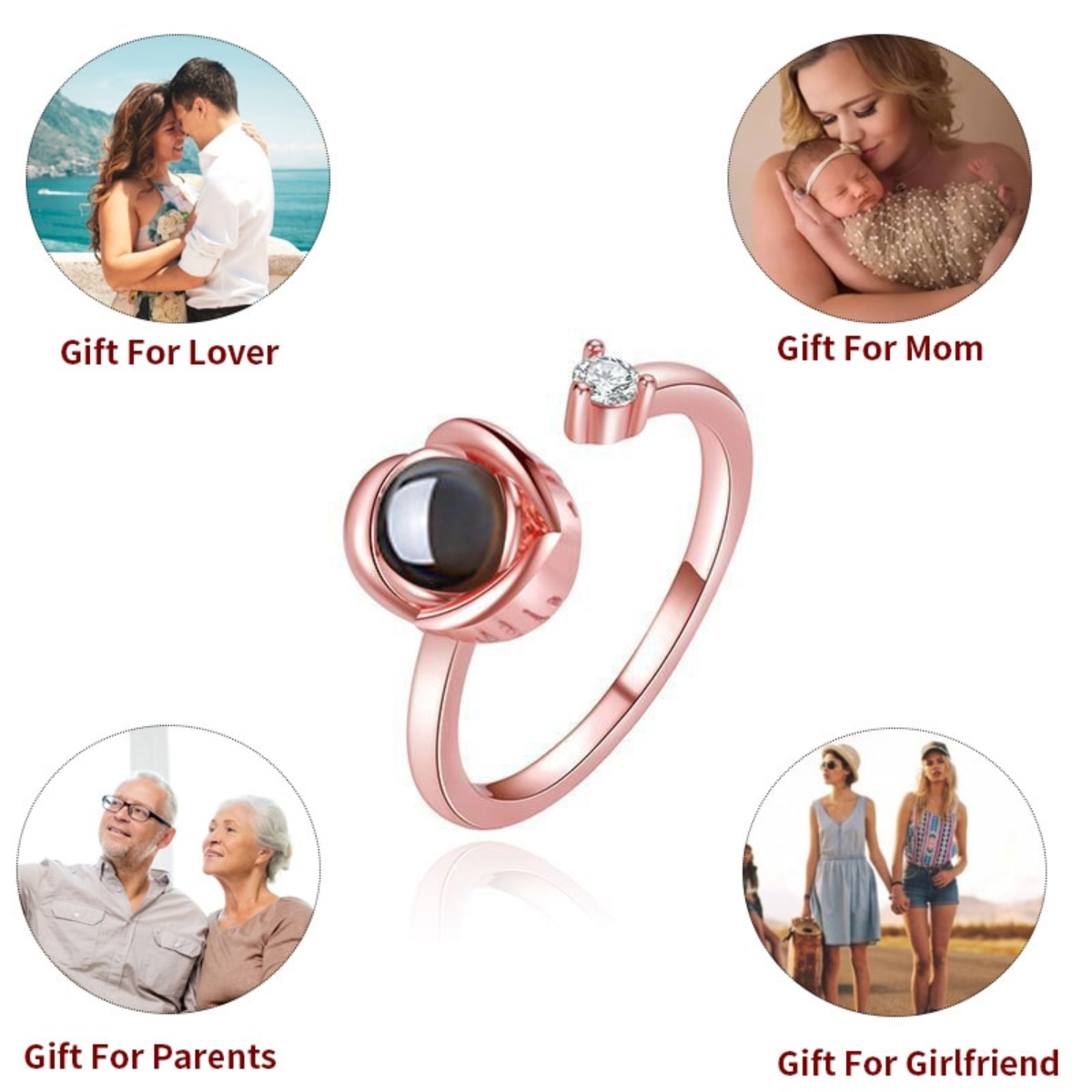 Personalized Photo Ring