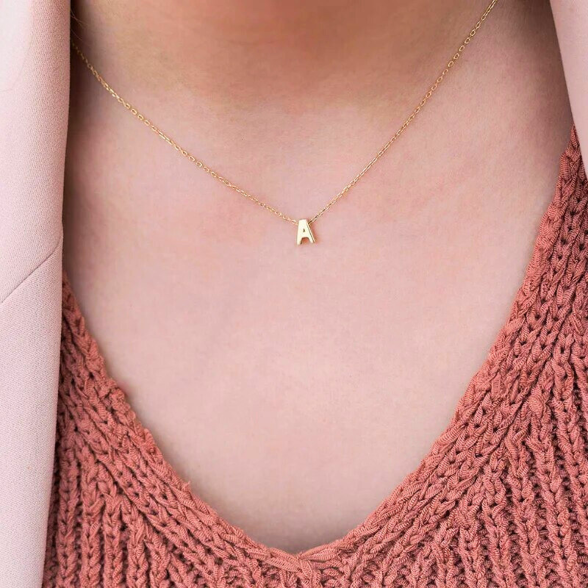 Mini Initial Necklace