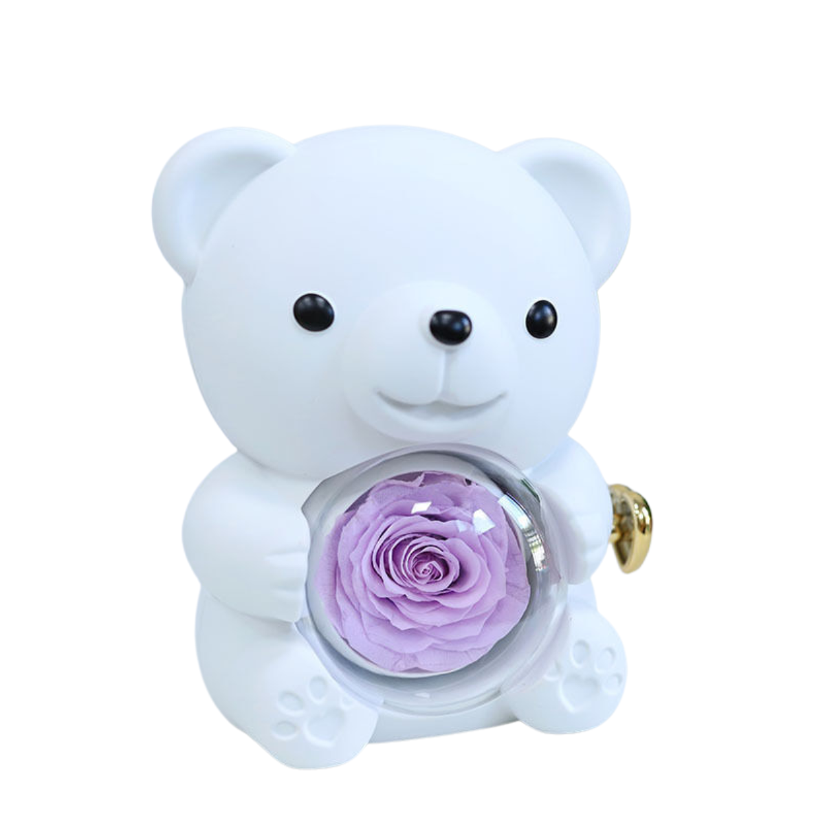 Rotating Rose Bear Gift Box