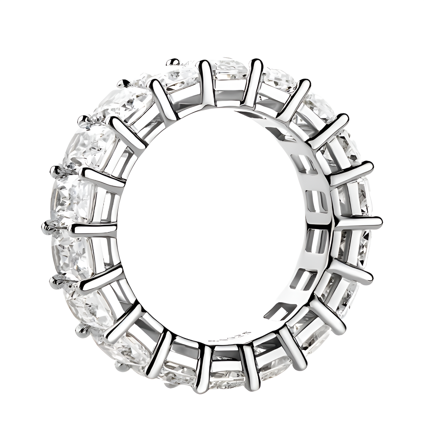 Diamond Eternity Ring - Rectangular Cut