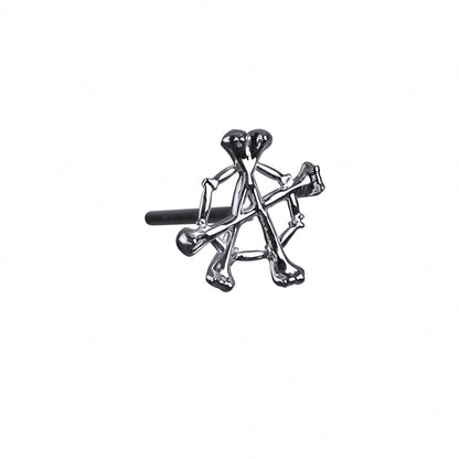 Anarchy Bone Stud Earrings