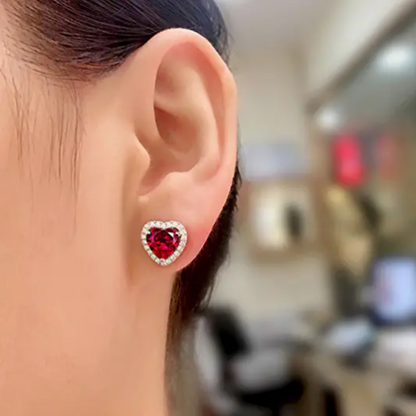 Ruby Eternal Love Earrings