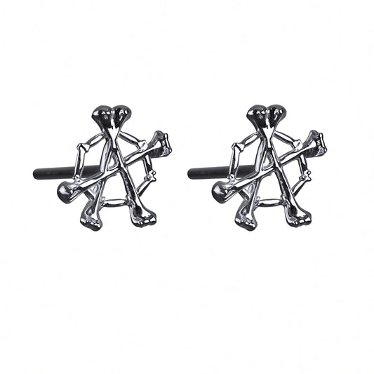 Anarchy Bone Stud Earrings